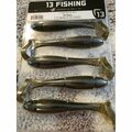 13 Fishing 4.75 in. Churro Swimbait Collard Green Lure CHU4.75-11